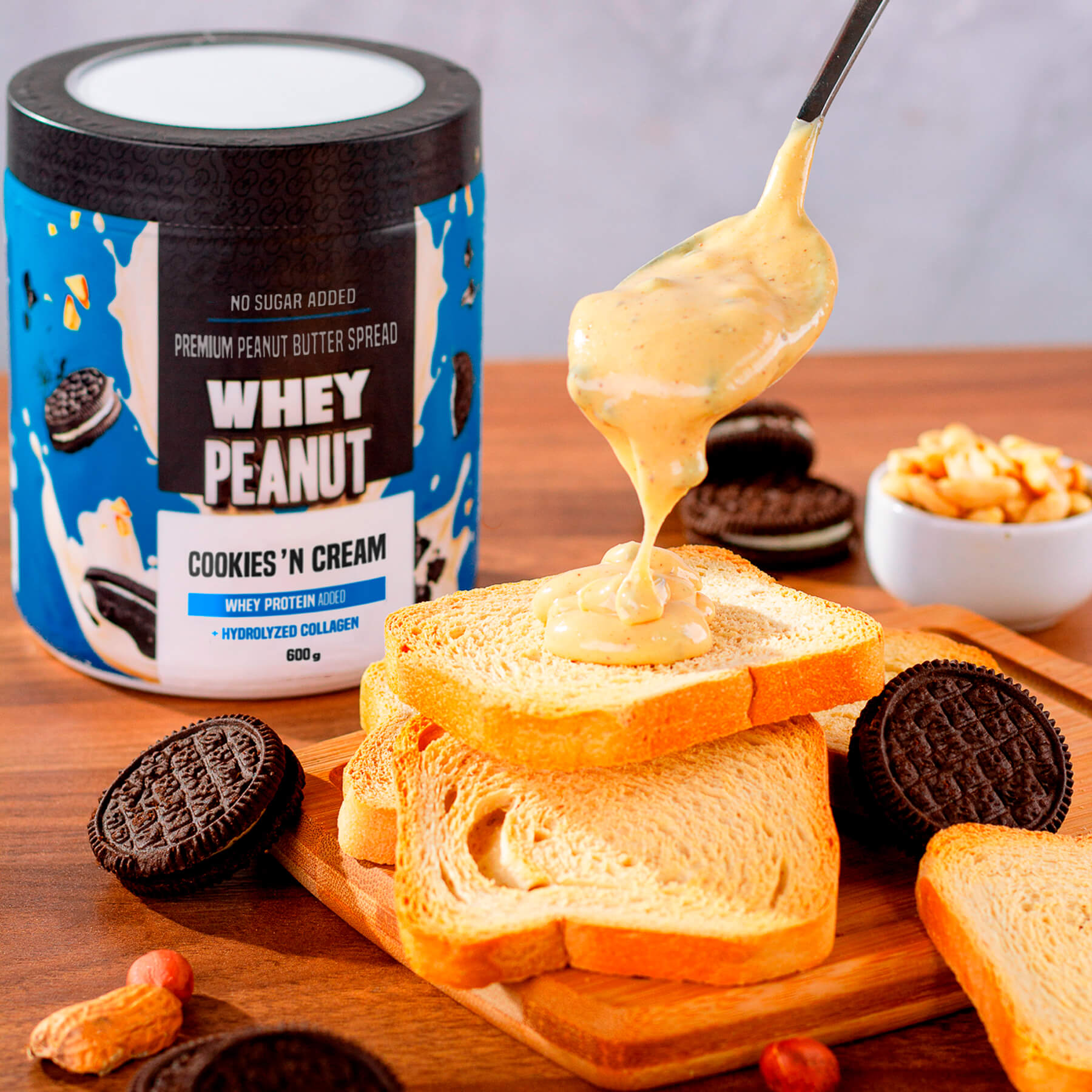 Whey Peanut - Cookies 'N Cream - Protein Spread